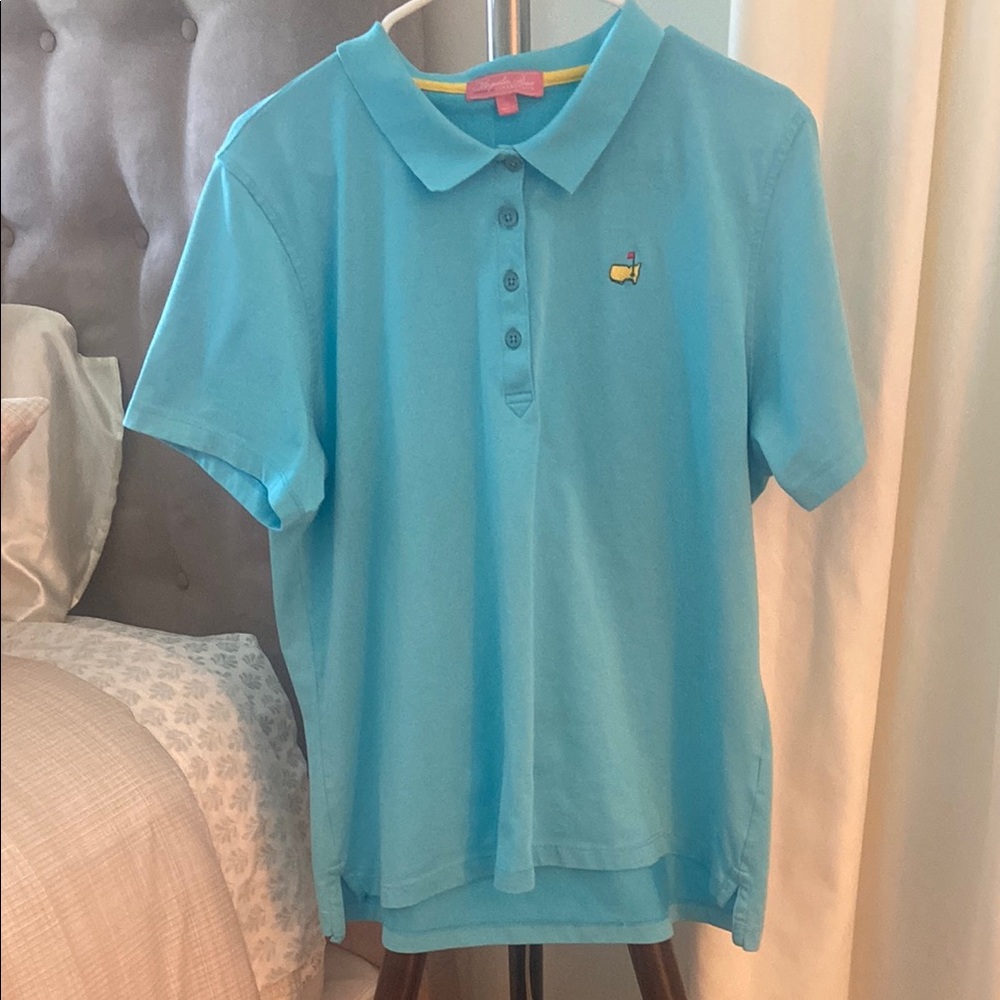 Masters Magnolia Lane Ladies Blue Polo Shirt